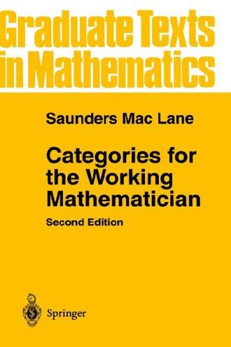 Categories for the Working Mathematician cover