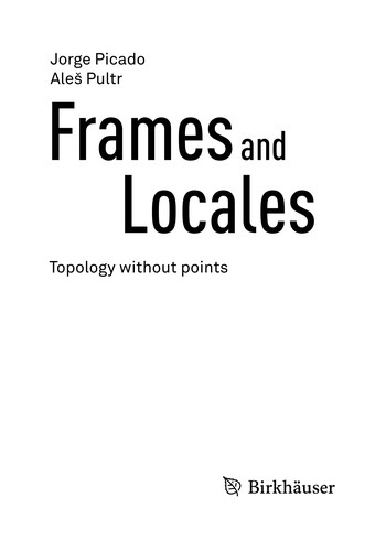 Frames and Locales cover